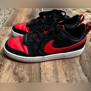 Black and Red Nike Sneakers